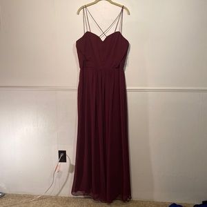 Khloe Jaymes Wine Size 20 Prom Dress